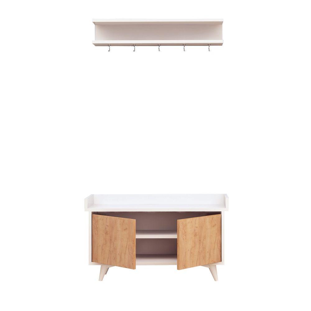 Stato OakWhite Hall Stand slika 3