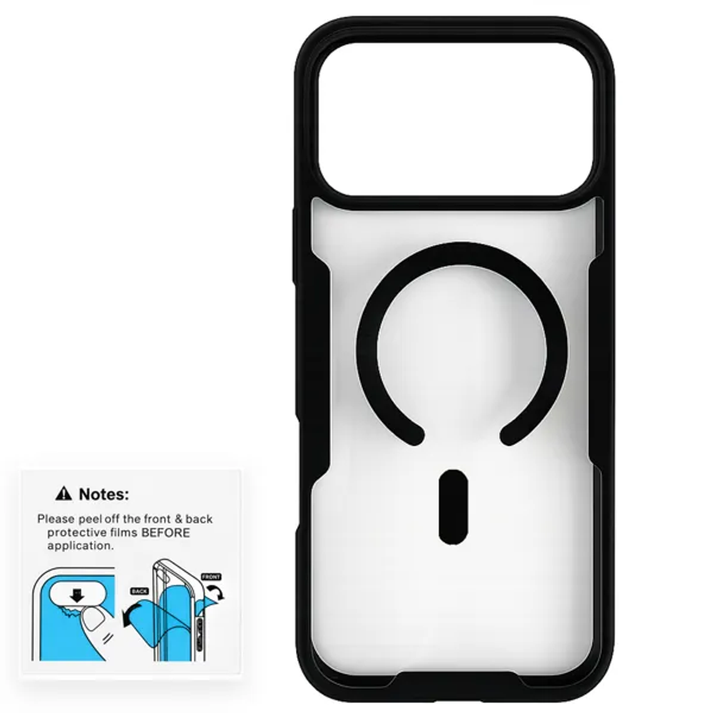 MM TPU IPHONE 17 PRO - MAGSAFE TOP crna slika 1