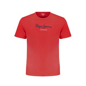 PEPE JEANS MEN'S SHORT SLEEVE T-SHIRT RED