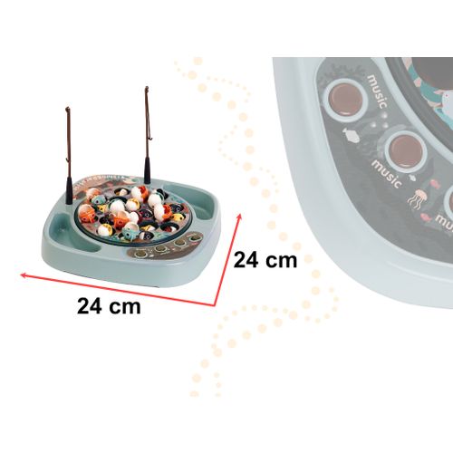 Društvena igra ribolova 27 komada plava slika 3