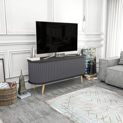 Stor - Black, Anthracite Black
Anthracite TV Stand slika 3