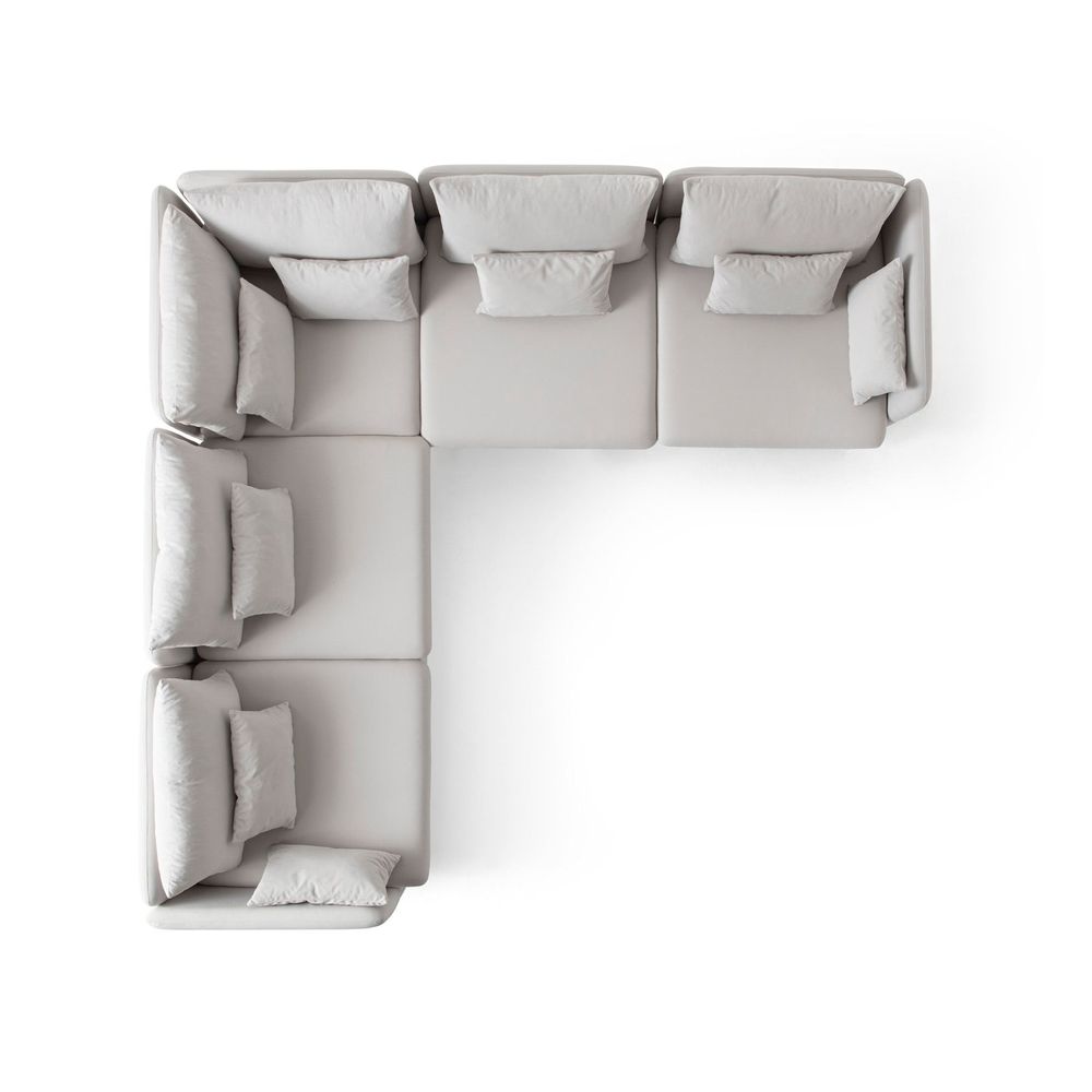 Ugaona Sofa Flexy L - boja: krem slika 8