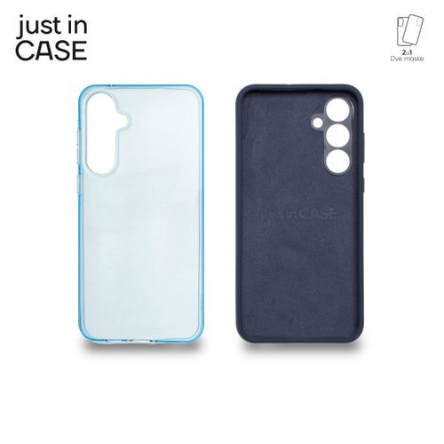 2u1 Extra case MIX paket maski za telefon Samsung Galaxy A55 PLAVI slika 3