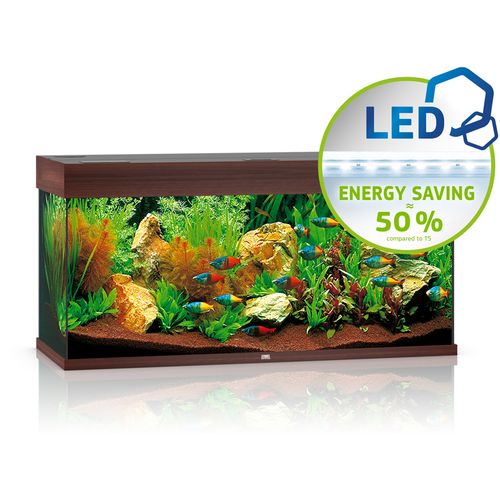 JUWEL Rio 180 LED Akvarij Tamno drvo, 101 x 41 x 50 cm, 180 litara slika 1