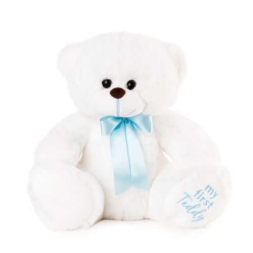 Amek plišana igračka Medvjedić My First Teddy 30 cm - White slika 1