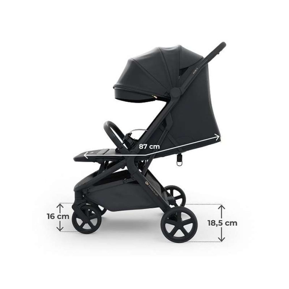 Kinderkraft Kolica za bebe Nubi 3, Midnight Black slika 8