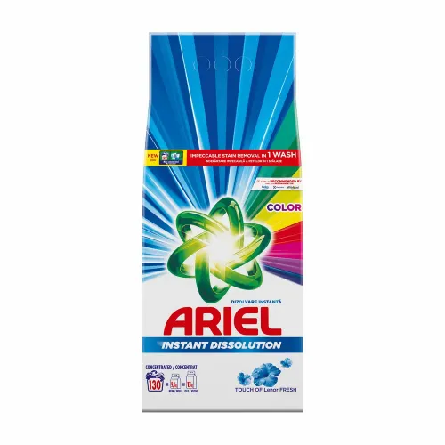 Ariel prašak za veš Touch of Lenor Color 9.75kg ,130 pranja slika 1