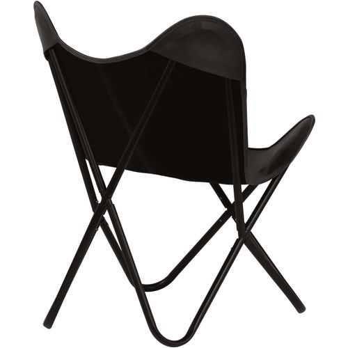 Leptir-stolica od prave kože crna dječja veličina slika 26