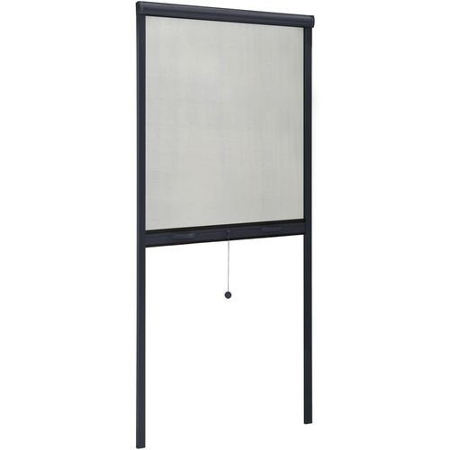 Zaslon protiv insekata za prozore antracit 60 x 150 cm slika 10