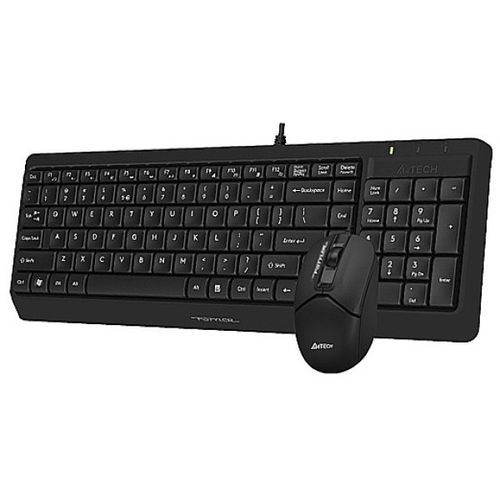 A4-F1512 A4Tech tastatura YU-LAYOUT + mis USB, Black slika 1