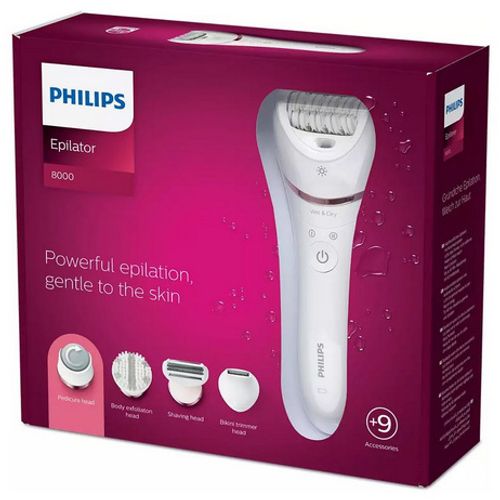 Philips Epilator za uporabu na mokroj ili suhoj koži BRE740/10 slika 12