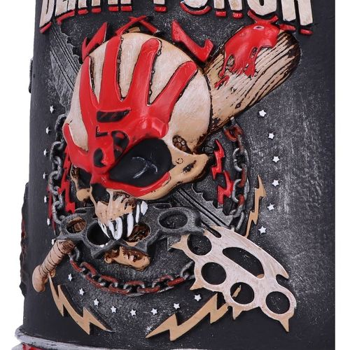 NEMESIS NOW FIVE FINGER DEATH PUNCH TANKARD 15CM slika 5