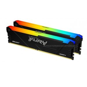 Kingston FURY BEAST KF432C16BB2AK2 16 Memorija 16GB(8x2GB) DIMM DDR4 3200GHz crna