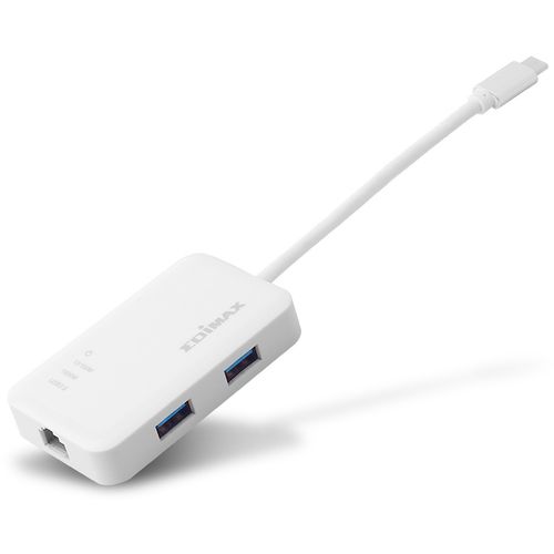Edimax USB-C to 3-Port USB 3.0 Gigabit Ethernet Hub, EU-4308 slika 4