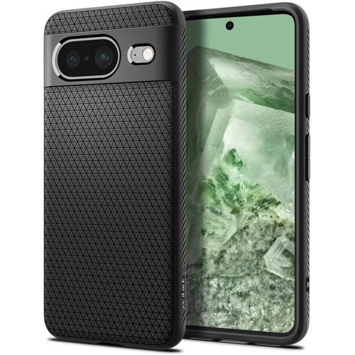 SPIGEN LIQUID AIR MASKA ZA GOOGLE PIXEL 8 MAT CRNA slika 1