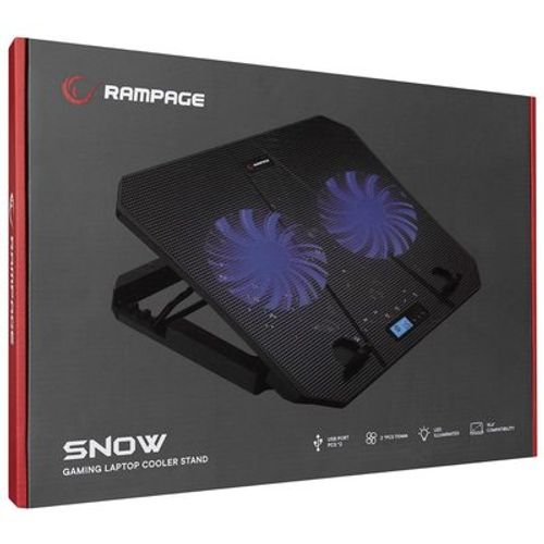 Rampage ad-rc44 snow black 2 ventilatora 15-17" slika 6