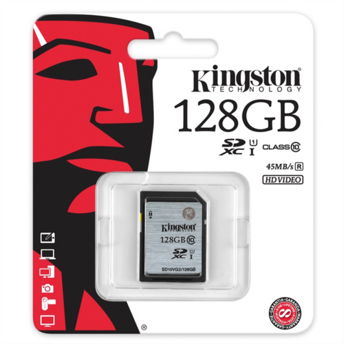 KINGSTON 128GB SDXC CL10 UHS-I 45MB/s Memorijska Kartica slika 2