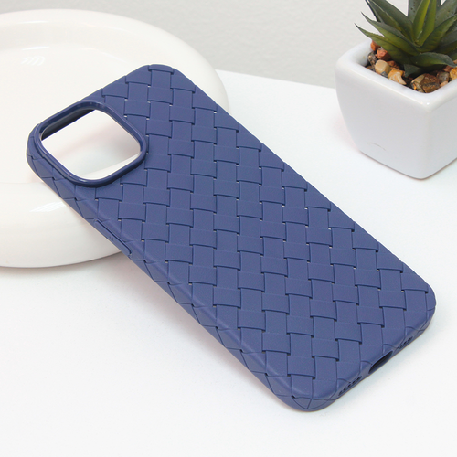 Maska Weave case za iPhone 14 6.1 plava slika 1