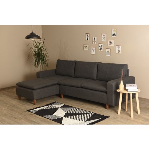 Atelier Del Sofa Kutna garnitura, Tamno siva, Lungo slika 3