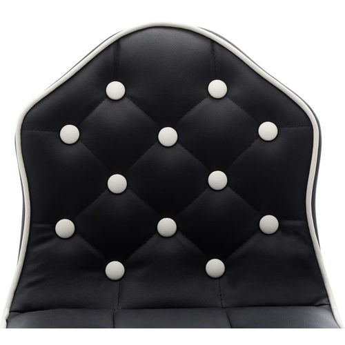 Barski stolci od umjetne kože 2 kom crni slika 26