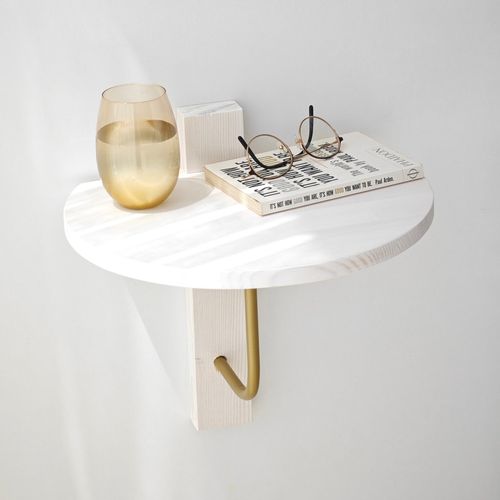 Reve - Gold, White Gold
White Wall Shelf slika 6