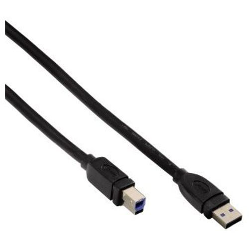 Hama USB Kabl 3.0, USB A - USB B 1,8m, za štampač, crni slika 1