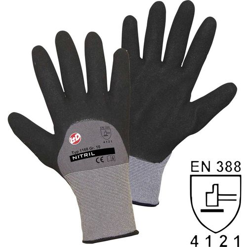 L+D worky Nitril Double Grip 1168-XL najlon rukavice za rad Veličina (Rukavice): 10, xl EN 388 CAT II 1 St. slika 1