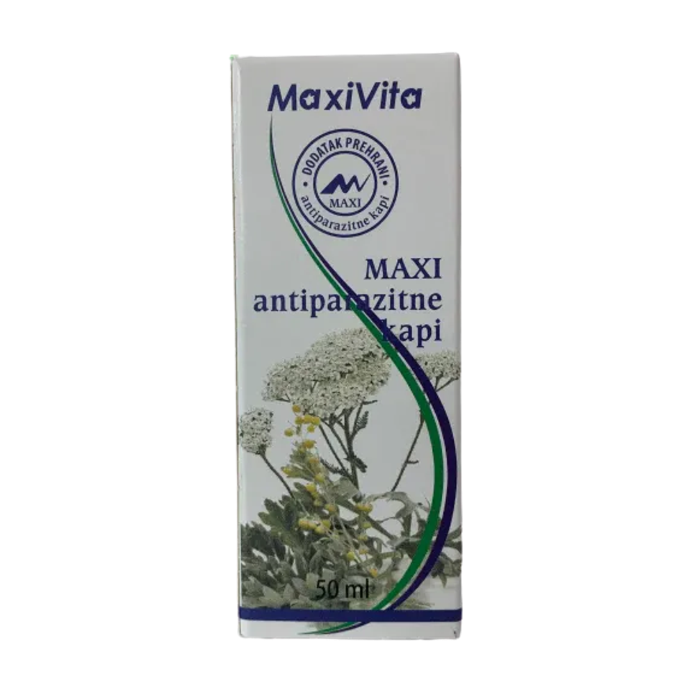 MAXIVITA ANTIPARAZITNE KAPI - Prirodno rješenje za zdravlje probavnog sistema slika 1