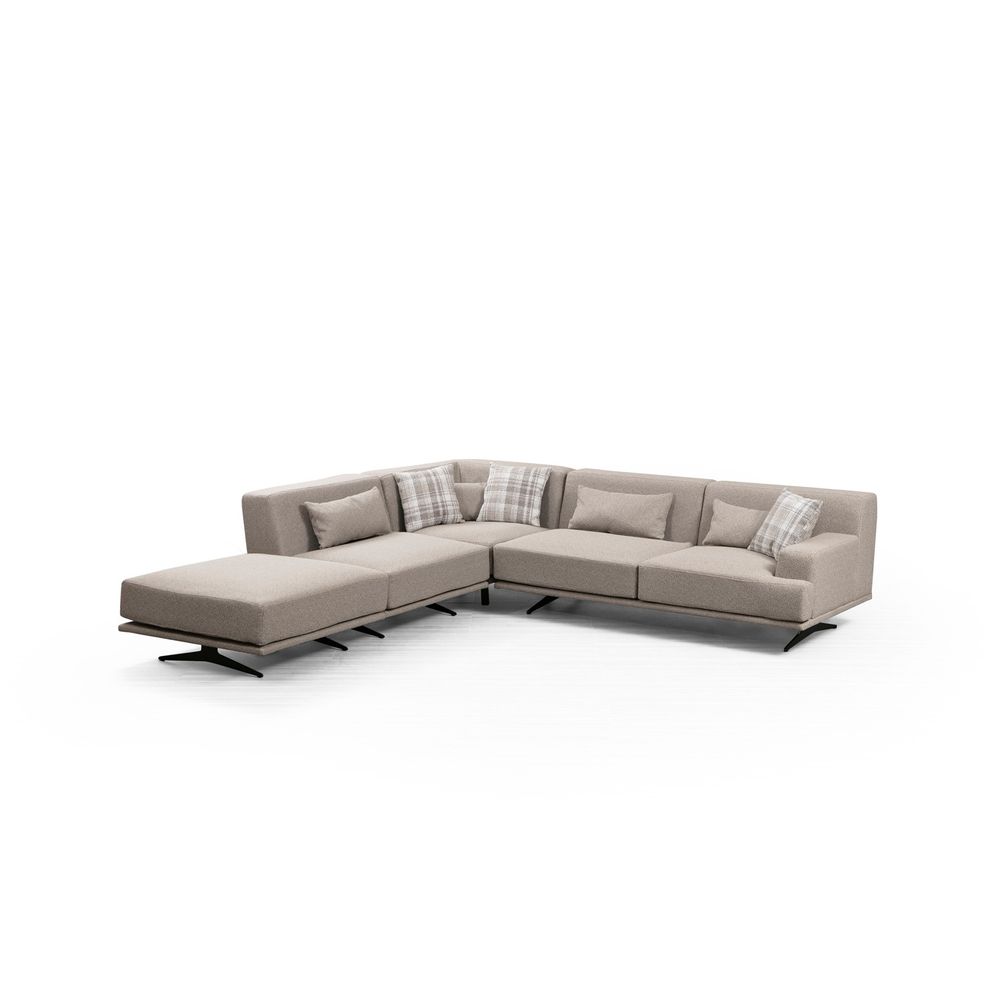 Bentley Corner (PUF-O1-C-3R) Bež Ugaona Sofa slika 7
