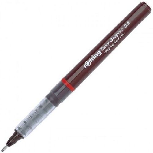 Rotring Tikky graphic fineliner  0,8 crni slika 1