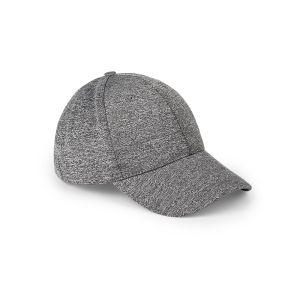 GREY,kačket 6 panela,poliester,pepeljasto sivi