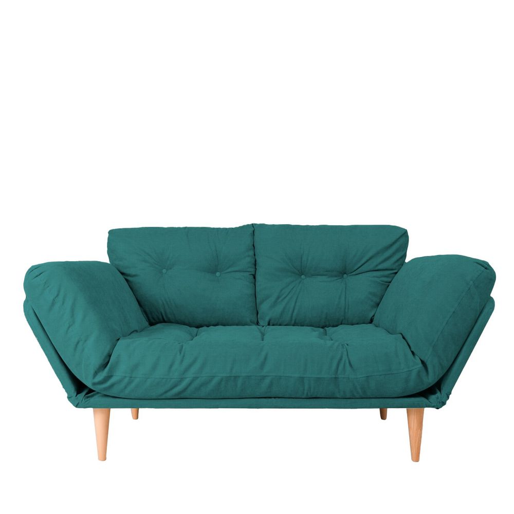 Nina Daybed - Petrol Green 3-Sjedalni Sofa-Krevet slika 2