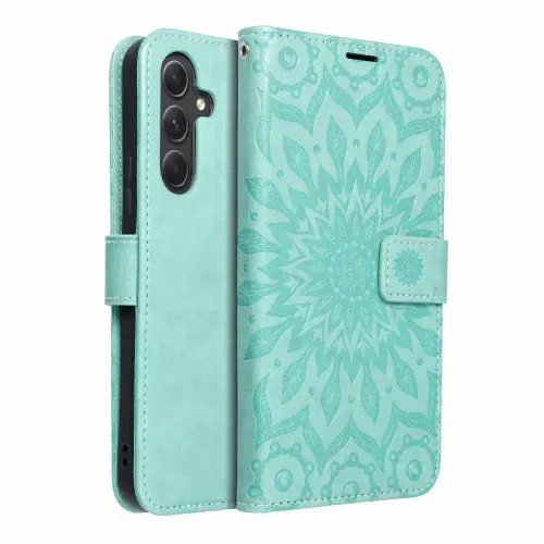 MEZZO Book case preklopna torbica za SAMSUNG GALAXY A54 5G mandala green slika 3