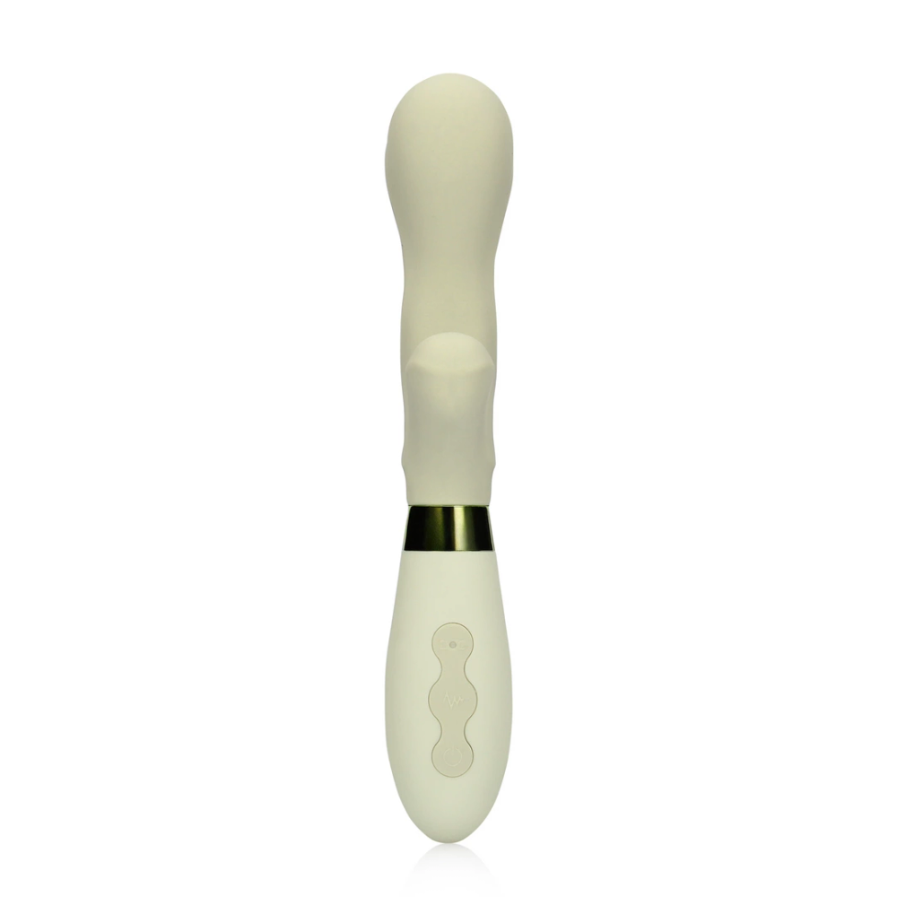 Loveline by Shots Silikonski vibrator Rabbit - Misty Green slika 6