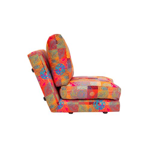 Taida 1 - Jednoseda Patchwork Multicolor Sofa na Razvlačenje slika 6