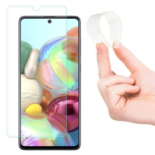 Nano Flexi Hibridni zaštitnik zaslona Kaljeno staklo za Samsung Galaxy A71 slika 1