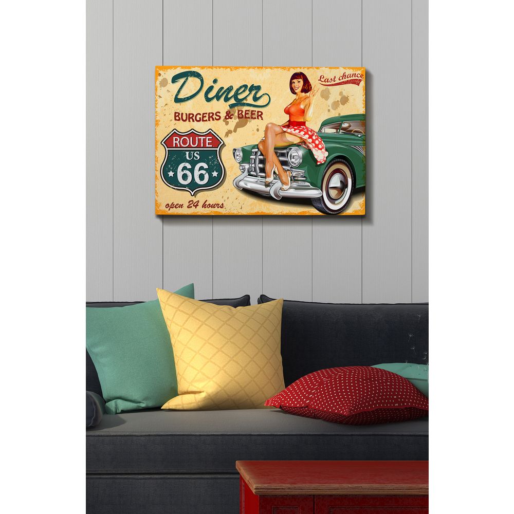 Dekorativna Kanvas Slika (50 x 70 cm) - 190 Multicolor slika 1