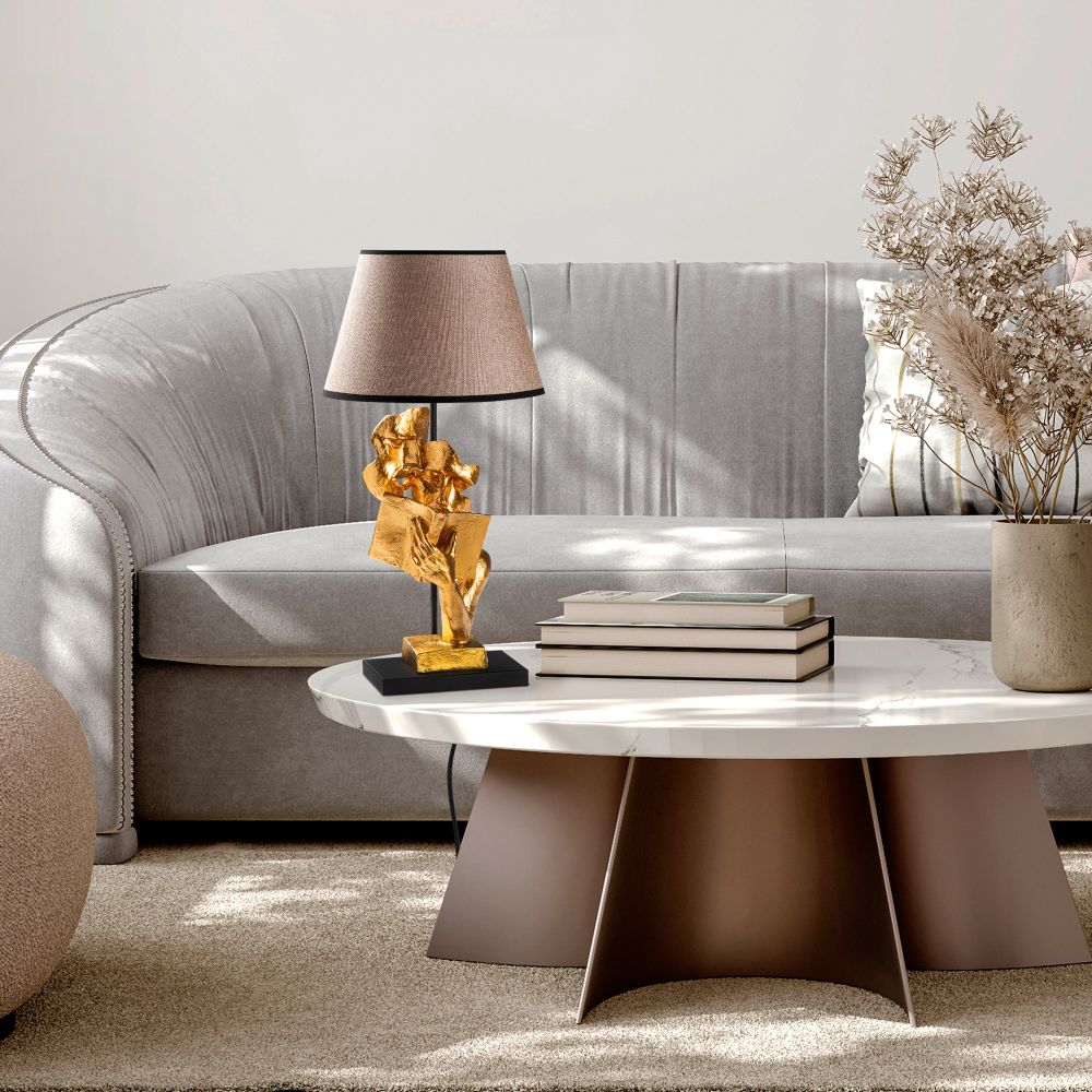 FIGURA-15293 GoldLight Smeđa Stolna Lampa slika 2