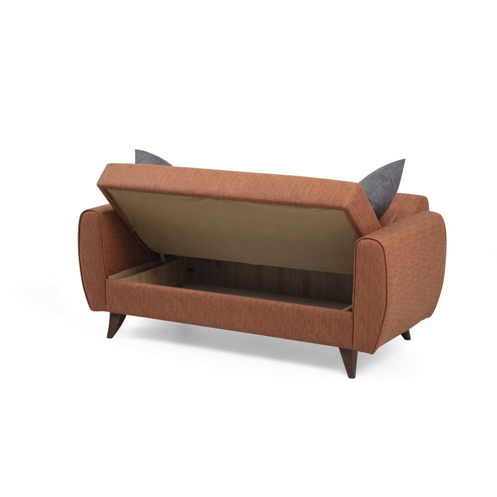 Alkon - Sofa na razvlačenje za 2 osobe u crvenoj boji slika 6