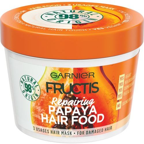 Garnier Fructis Hair Food Papaya Maska za kosu 390ml  slika 1