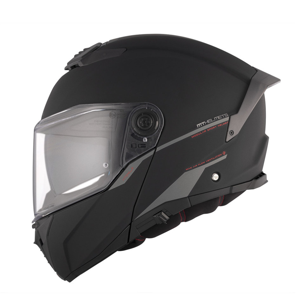 MT Helmets Atom 2 SV Solid A1 Matt Black slika 2