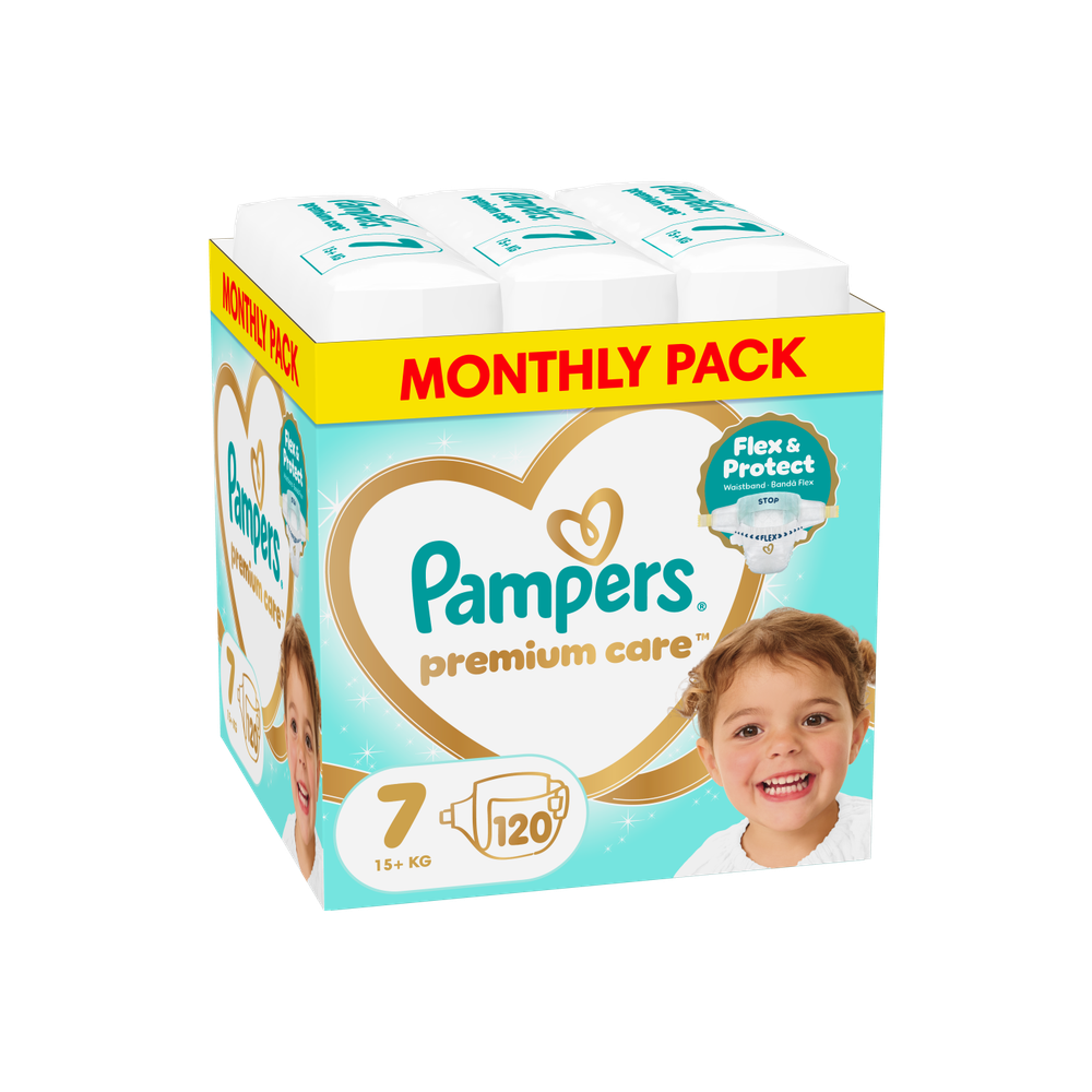 Pampers Premium Care pelene mjesečno pakovanje slika 2