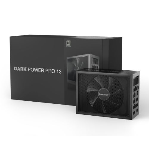 be quiet! BN332 DARK POWER PRO 13 1600W, 80 PLUS Titanium efficiency (up to 94.5%), Fully digital control (PFC, LLC, SR/12V) and full bridge LLC technology, Overclocking key switches between six 12V rails and one massive 12V rail slika 3