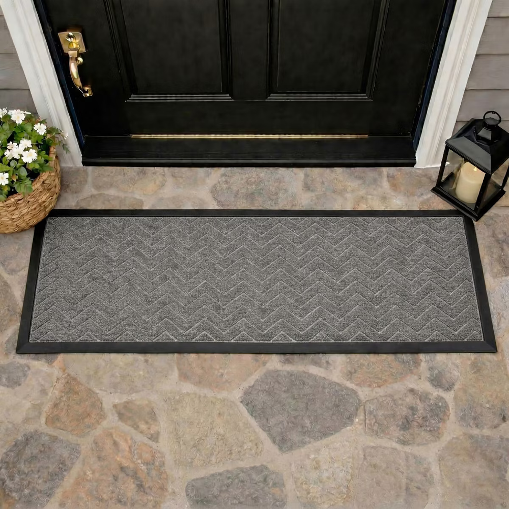 Luance otirač Chelsea 45x120cm polypropylene/guma, svijetlo sivi slika 3