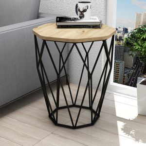 Sofya - Oak Oak
Black Side Table