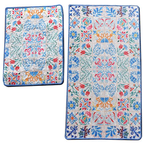 Colourful Cotton Kupaonski tepisi u setu (2 komada), Ceramica slika 5
