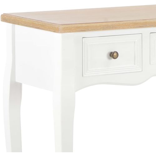 280044 Dressing Console Table with 3 Drawers White slika 35