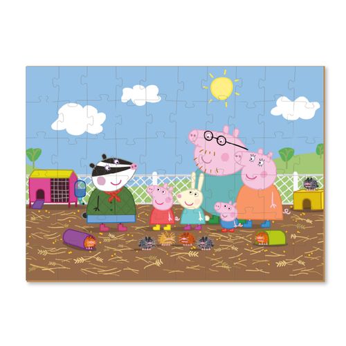 DODO Puzzle Peppa Prase sa Figurom, DRUGARI slika 3