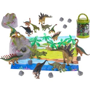 Set edukativnih figurica dinosauri s podlogom, 7 kom.
