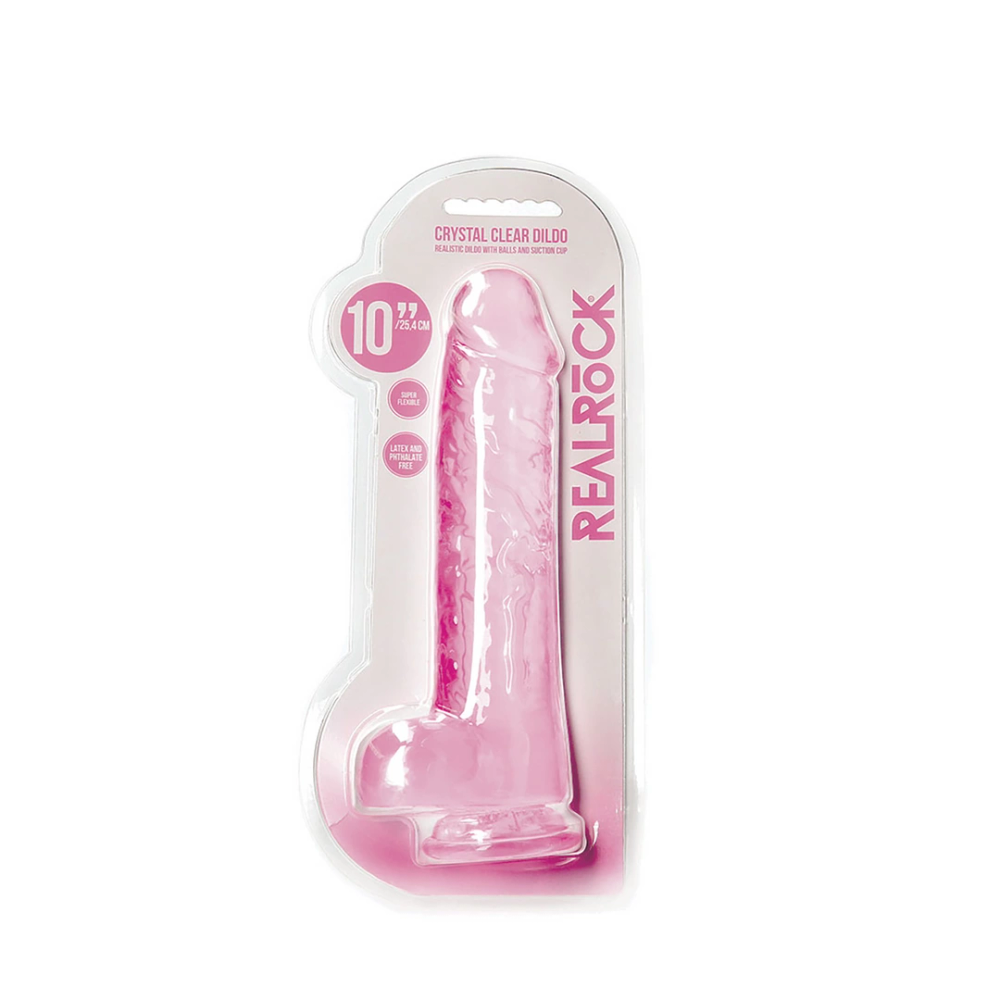 RealRock by Shots Realistični dildo s kuglicama - 10 / 25,4 cm slika 3